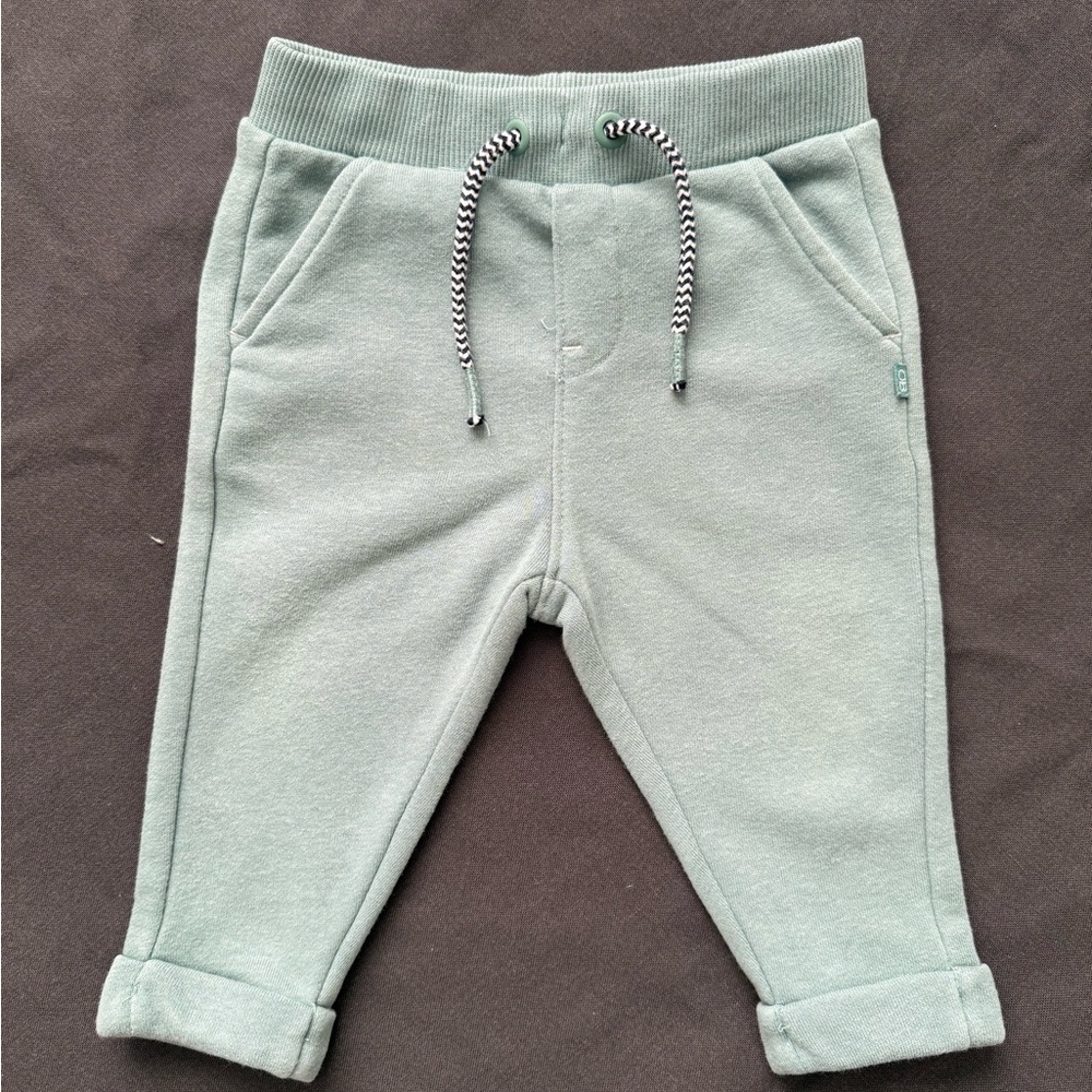 Cozy Mint Jogger Pants for Kids